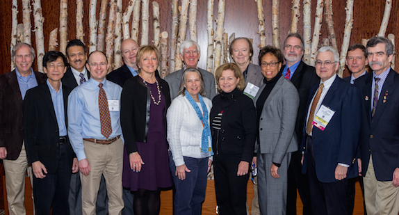 The Public Affairs and Information Committee, under the leadership of Phil Westmoreland (third from right), is working to expand AIChE’s interaction with government, prioritize issues that impact chemical engineers, and develop tools for members conducting outreach at the grassroots level.