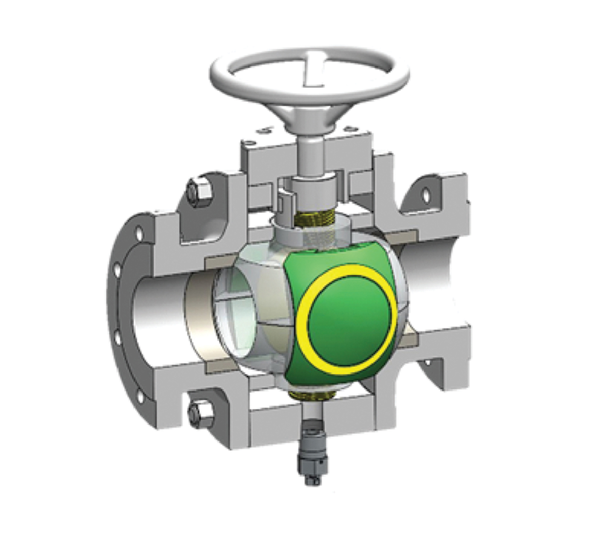 The Double Mechanized Ball Valve offers internal leakage prevention