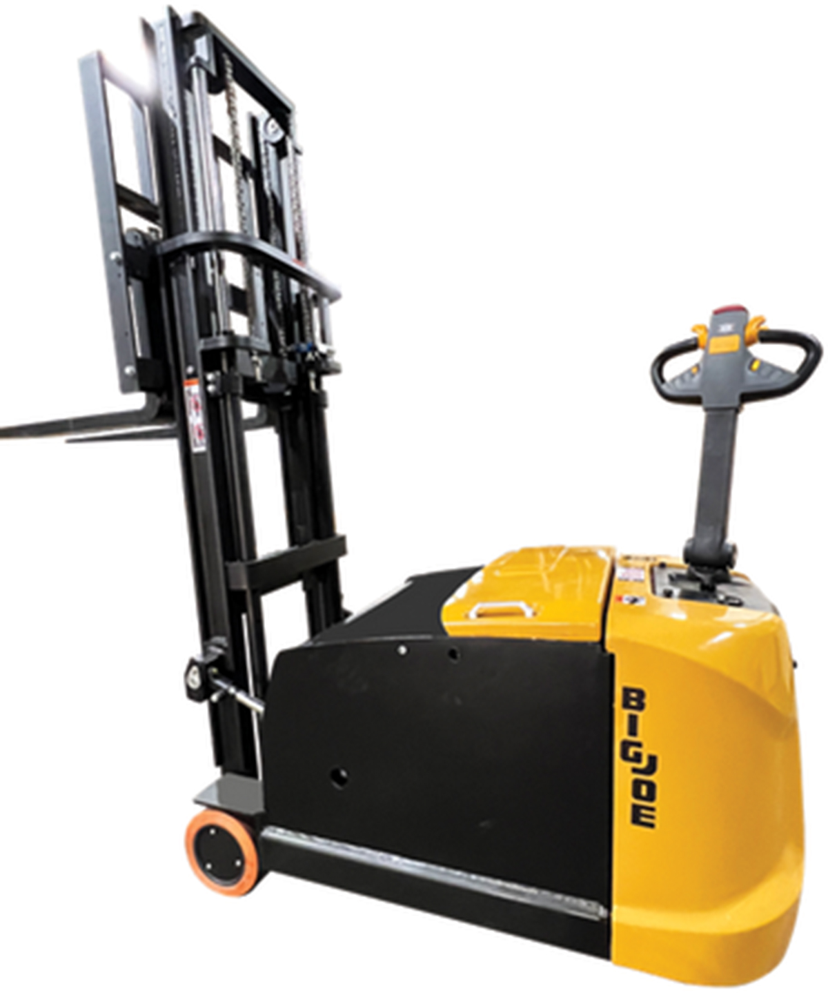  CB30 and CB35 Walkie Counter-balance Stackers are walking stackers that are a safer alternative to forklifts