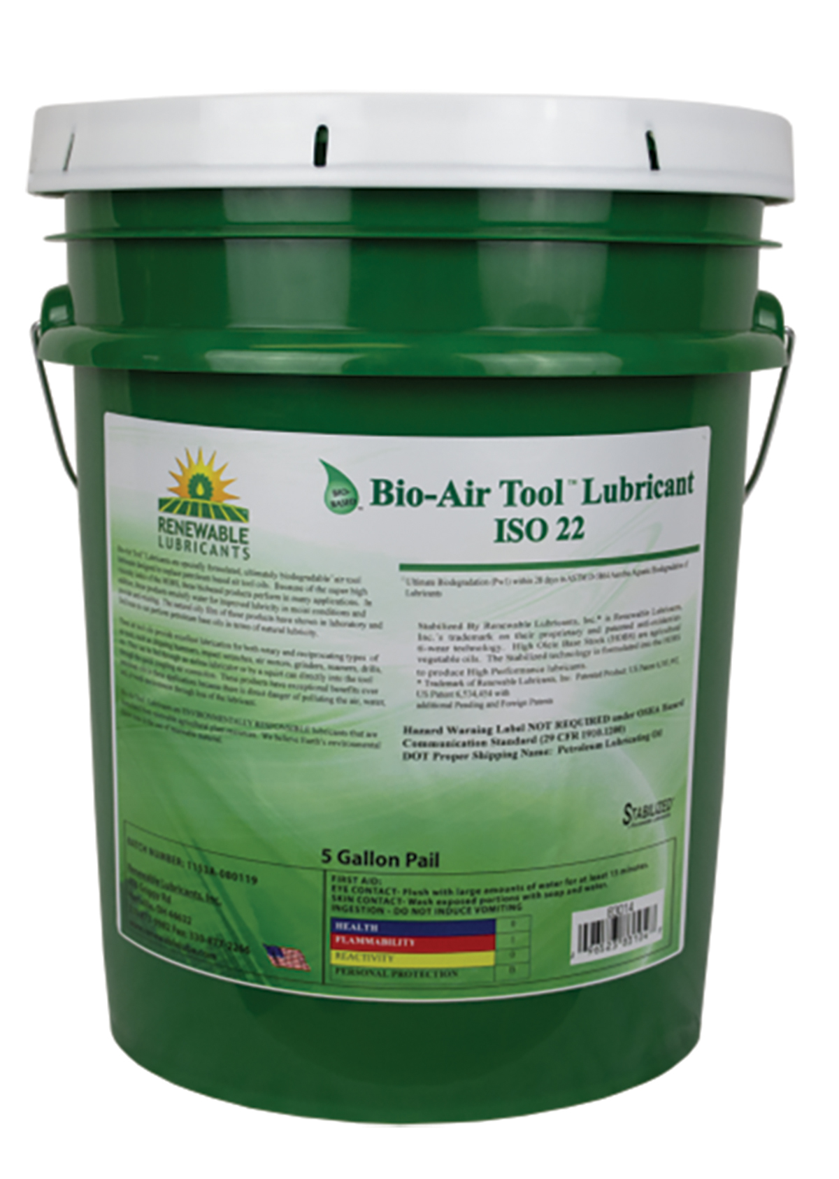 Bio-Air Tool Lubricants are environmentally friendly and safer for employees than petroleum-based oils. 