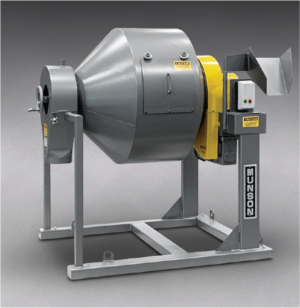 High-Wear Batch Mixer Blends Abrasive Materials