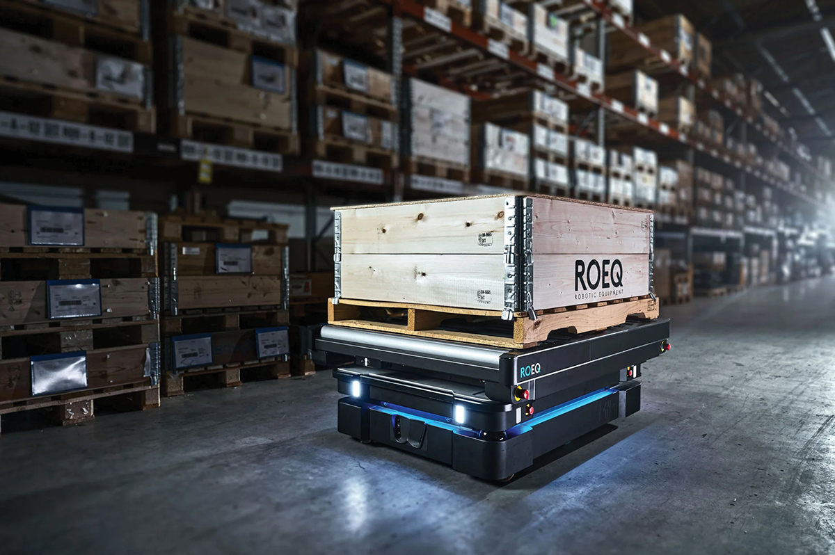 Top Rollers Transport Packages of Varying Dimensions and Weights
