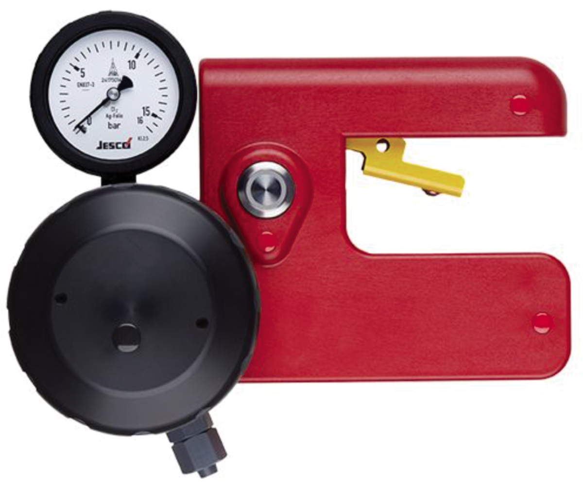 Chlorine vacuum regulator with automatic safety valve for enhanced protection.