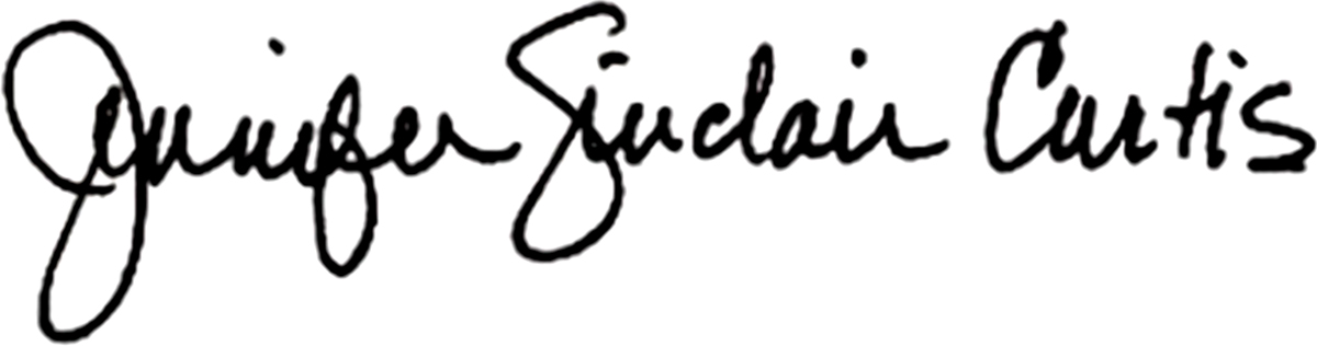 Jennifer Curtis signature