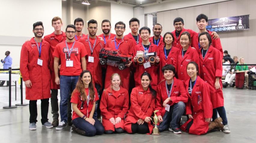 2015 Chem-E-Car Competition®  Winners : McGill University and Cornell University