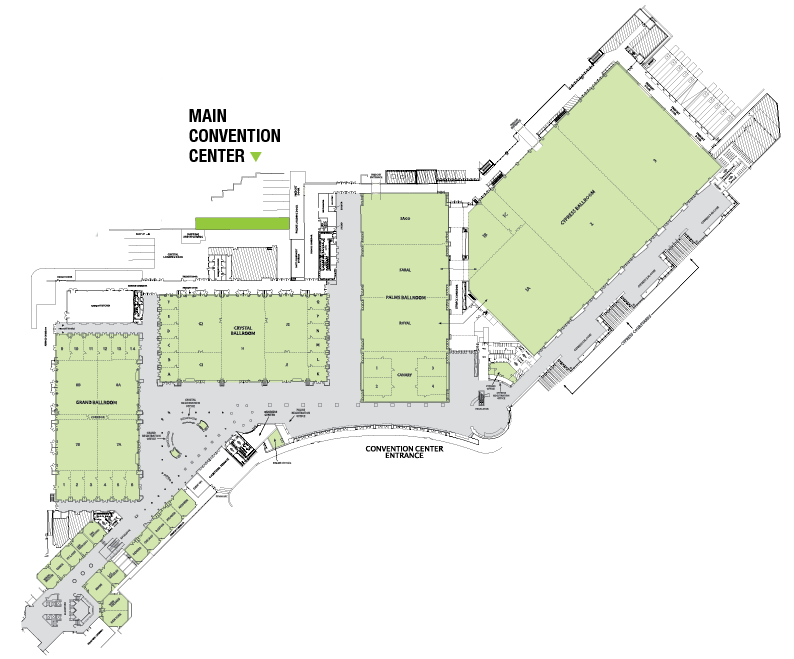 Layout Orlando Convention Center Map