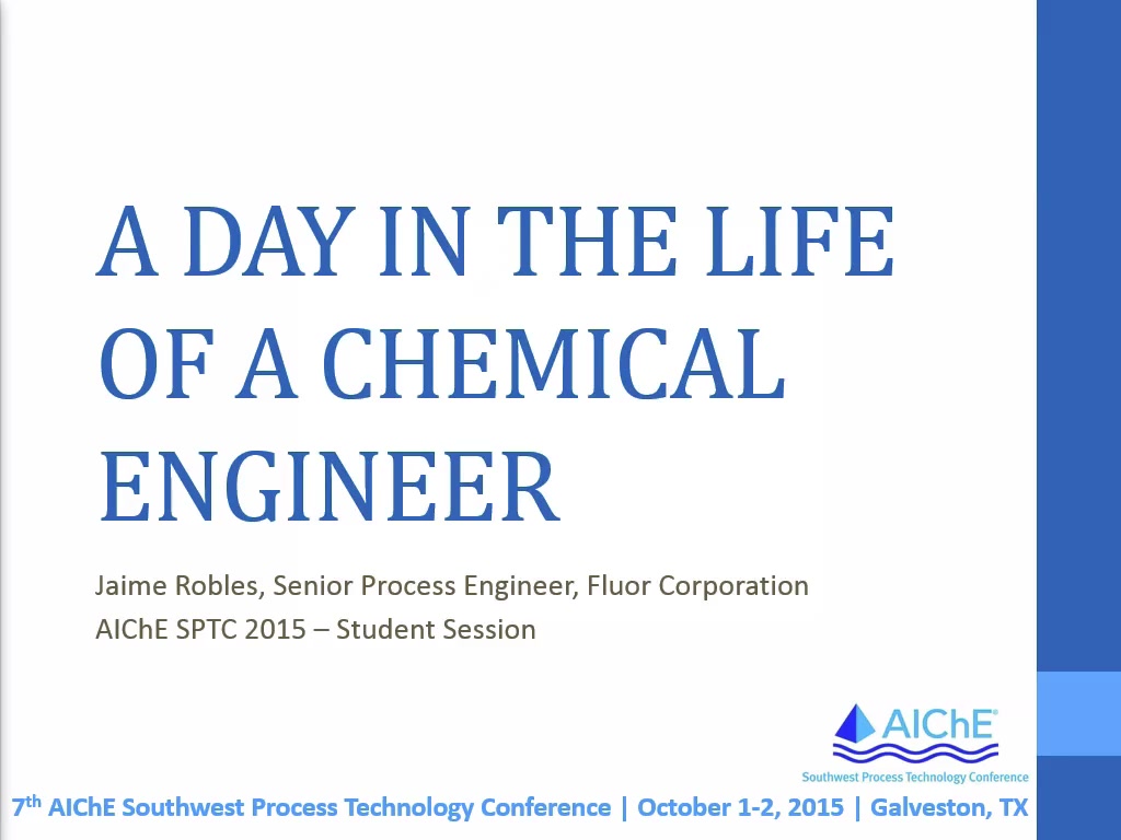 day in life of chemical engineer