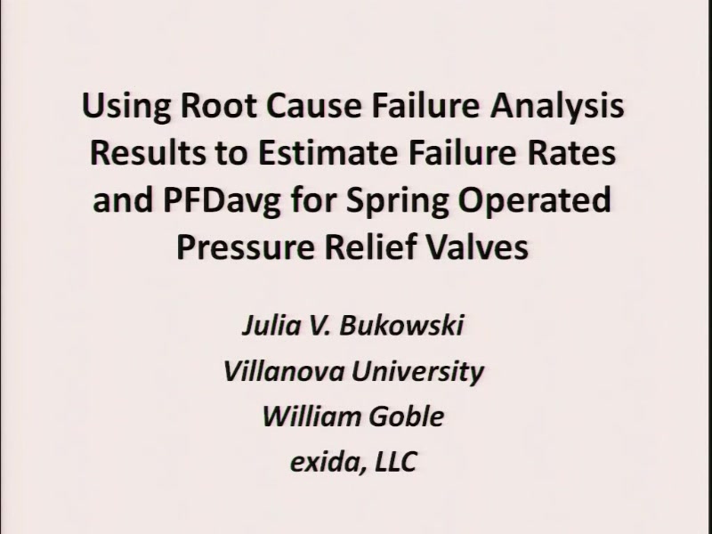 using root cause failure analysis results to estimate failure rates failure analysis