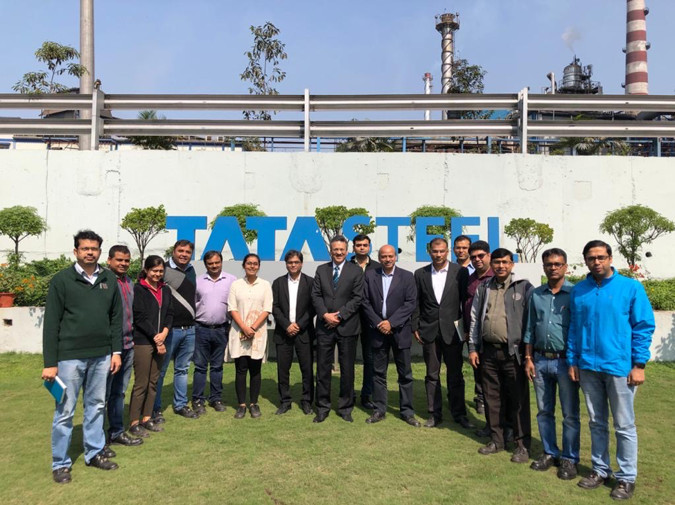 Shakeel Kadri and Umesh Dhake visit Tata Steel in Jamshedpur, India