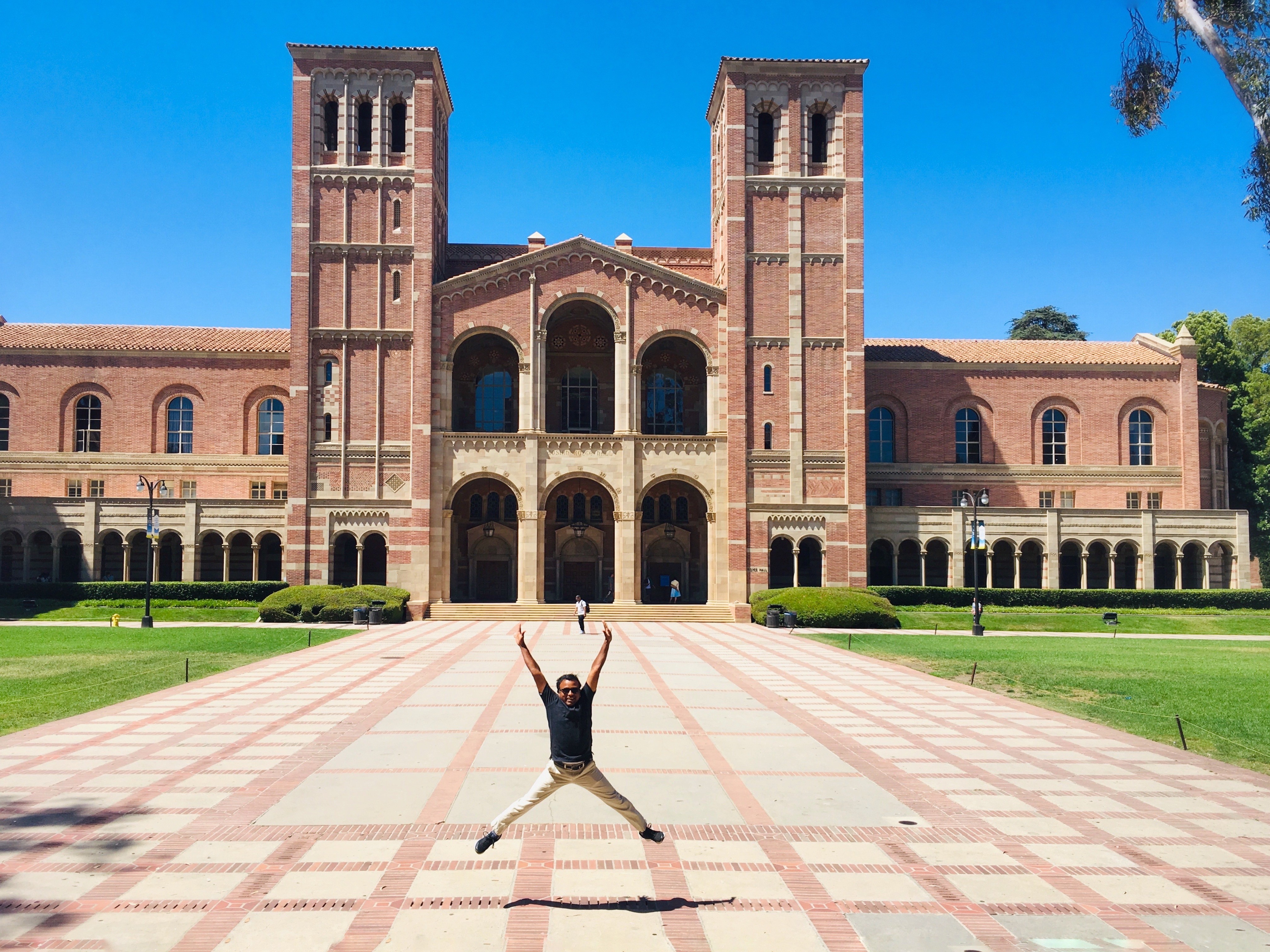 Rajan at Royce Hall at UCLA