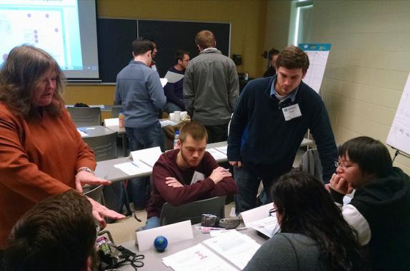 Photo: University of Delaware Student Process Safety Boot Camp in progress.