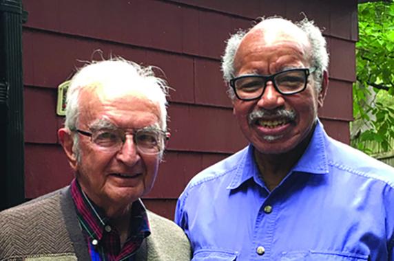 Gerald Lessells (left) with Henry Brown in 2017