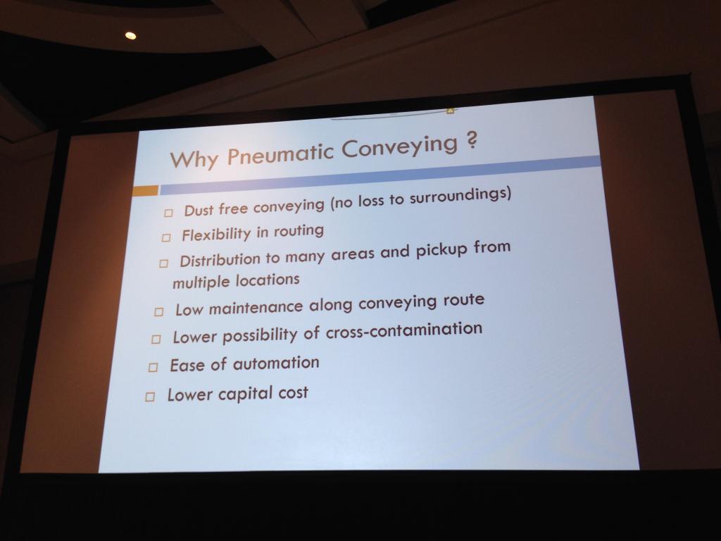 What is pneumatic conveying? Find out at the World Congress on Particle Technology. 