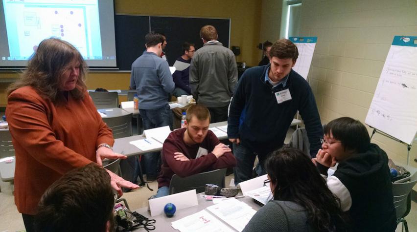 Photo: University of Delaware Student Process Safety Boot Camp in progress.