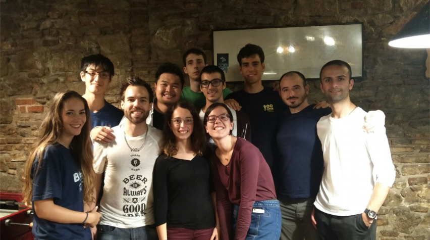 UBC and UPC Student Chapter members meeting in Barcelona, Spain