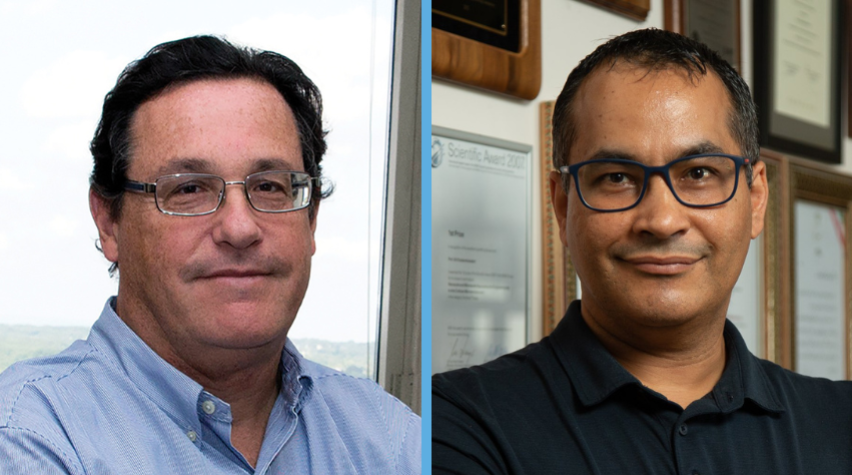 Jonathan S. Dordick, Institute Professor of Chemical and Biological Engineering at Rensselaer Polytechnic Institute (left) and Ali Khademhosseini, CEO and Founding Director at the Terasaki Institute for Biomedical Innovation (right)