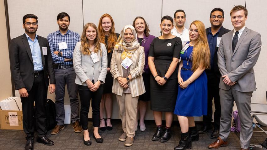 Students from the 2022 Three Minute Thesis Competition