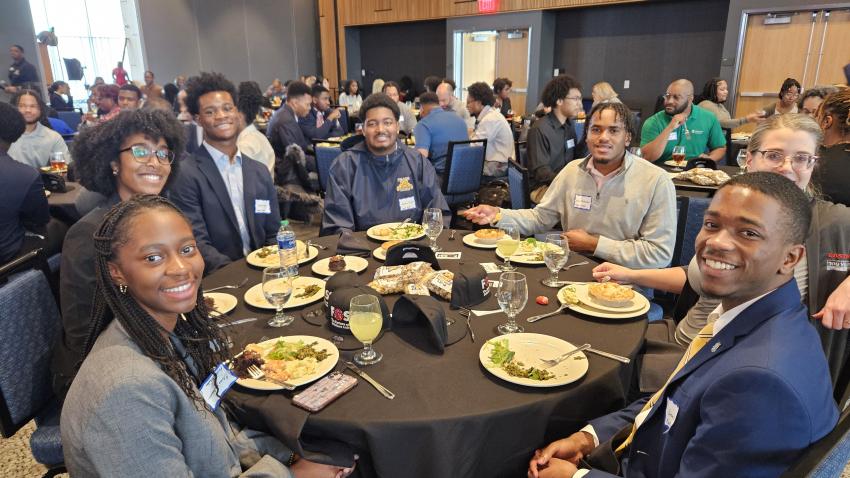 FOSSI scholars and sponsors enjoy a great day together at North Carolina A&T State University