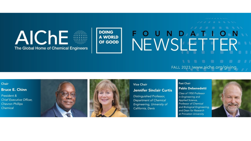 Fall 2023 AIChE Foundation Newsletter